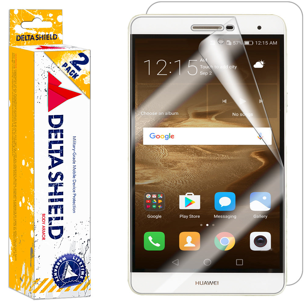 DeltaShield BodyArmor Huawei MediaPad T2 7.0 Pro Ultra Clear Front & Back  Cover Protector (2-Pack)