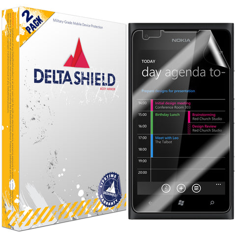 DeltaShield BodyArmor Nokia Lumia 900 Ultra Clear Screen Protector (2-Pack)