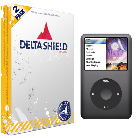 DeltaShield BodyArmor Apple iPod Classic Ultra Clear Screen Protector (2-Pack)