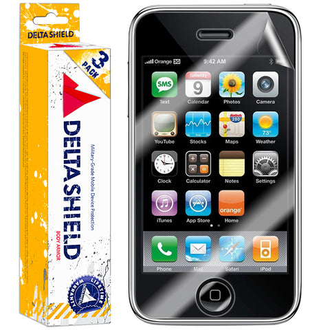 DeltaShield Front Back Protector For Apple iPhone 3G 3GS
