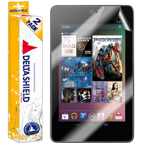 DeltaShield BodyArmor Google Nexus 7 Ultra Clear Screen Protector (2-Pack)