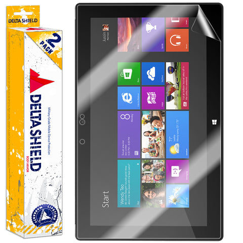 DeltaShield BodyArmor Microsoft Surface Windows RT Ultra Clear Screen Protector (2-Pack)