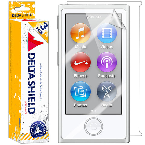 DeltaShield Front Back Protector For Apple iPod Nano 7