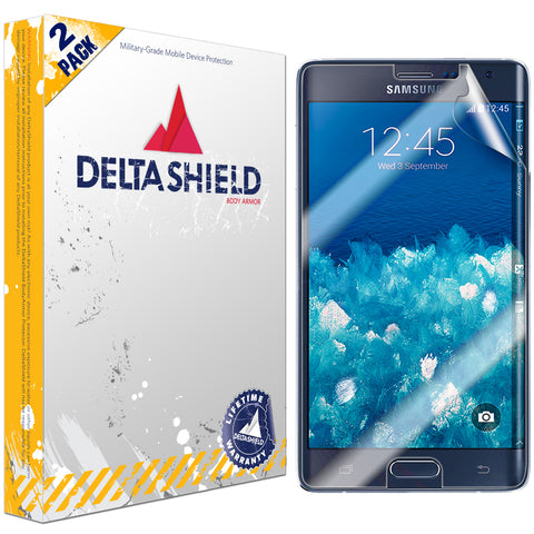 DeltaShield BodyArmor Samsung Galaxy Note Edge Ultra Clear Screen Protector (2-Pack)
