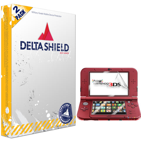 DeltaShield BodyArmor Nintendo 3DS XL (2015) Ultra Clear Screen Protector (2-Pack)