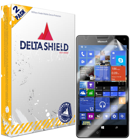 DeltaShield BodyArmor Microsoft Lumia 950 XL Ultra Clear Screen Protector (2-Pack)