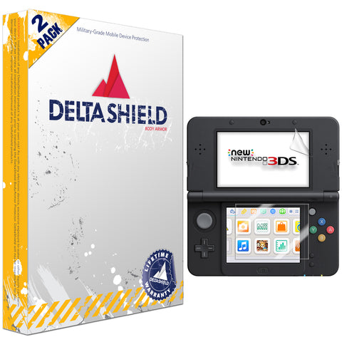 DeltaShield BodyArmor Nintendo 3DS (2015 Standard Version) Ultra Clear Screen Protector (2-Pack)