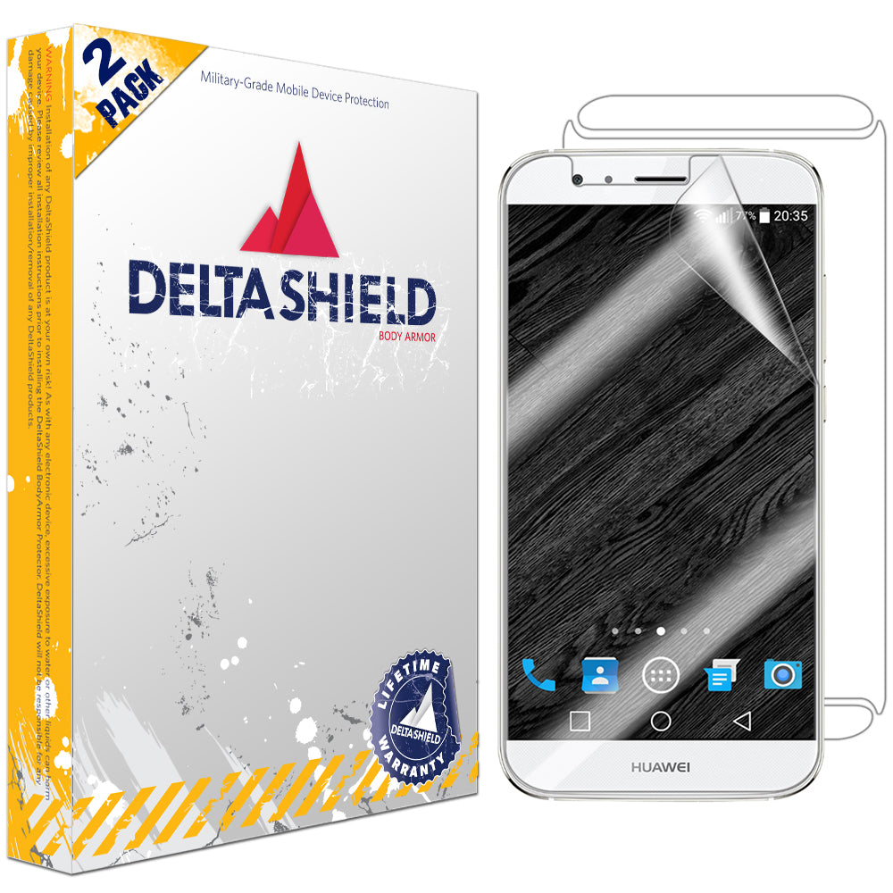 maximaal doos koolstof DeltaShield BodyArmor Huawei GX8 Ultra Clear Front & Back Cover Protec –  Deltashield
