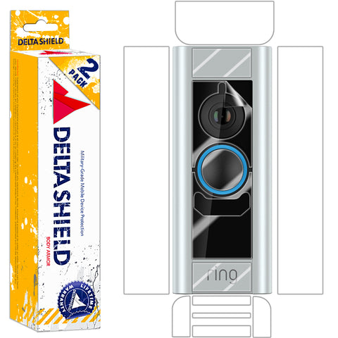 DeltaShield Front Back Protector For Ring Video Doorbell Pro