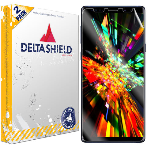DeltaShield BodyArmor Galaxy Note 9 Ultra Clear Screen Protector (Case Friendly)(2-Pack)