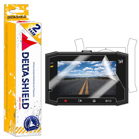 DeltaShield Front Back Protector For Yi 2 7K Ultra Dash Cam