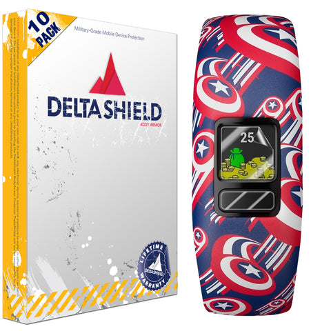 DeltaShield BodyArmor Garmin Vívofit Jr. 2 Ultra Clear Screen Protector (10-Pack)