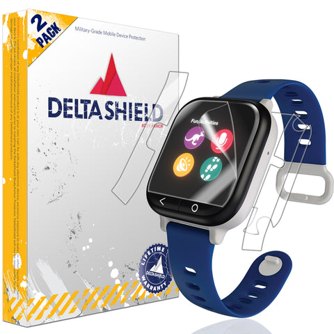 DeltaShield BodyArmor Verizon GizmoWatch Front & Back Cover Protector (2-Pack)