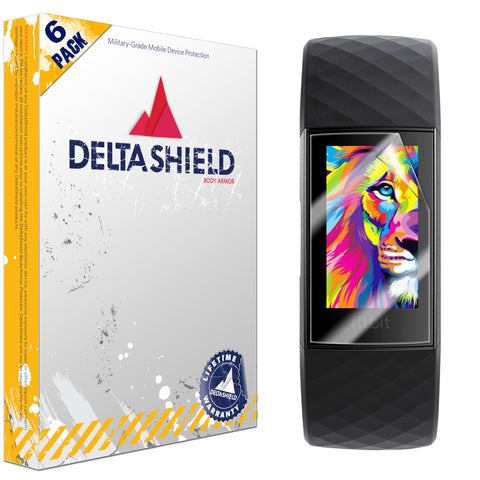 DeltaShield Screen Protector for Fitbit Charge 3 (Design 2)