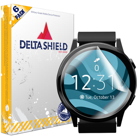 DeltaShield BodyArmor Samsung Galaxy Watch Active Ultra Clear Screen Protector (6-Pack)(40mm)