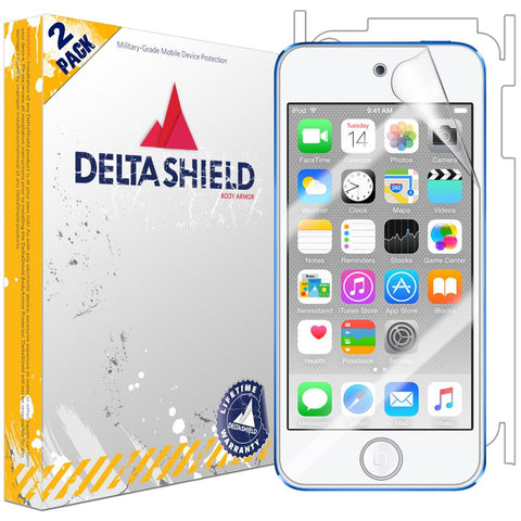 DeltaShield Apple iPod Touch 7th Gen, 2019 Front + Back Protector