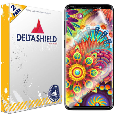 DeltaShield Samsung Galaxy S9 Plus Case Friendly Screen Protector