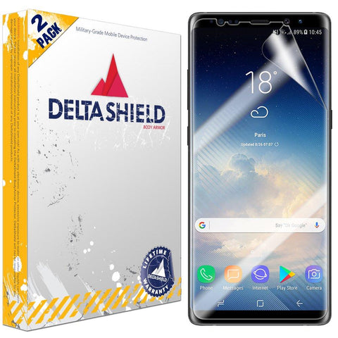 DeltaShield Samsung Galaxy Note 8 Case Friendly Screen Protector