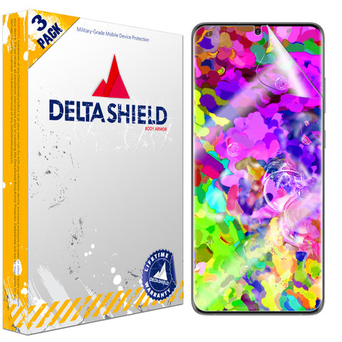 DeltaShield BodyArmor Samsung Galaxy S20 Ultra (6.9 inch) (Case Friendly Version) Screen Protector (3-Pack)