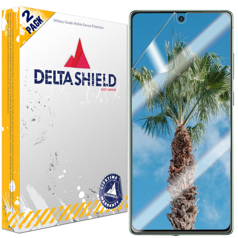 DeltaShield BodyArmor Samsung Galaxy Note 20 (6.7 inch) Screen Protector (2-Pack)(Maximum Coverage)