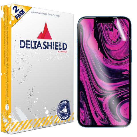DeltaShield BodyArmor Apple iPhone 13 Mini (5.4 inch) Screen Protector (2-Pack)