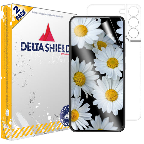 DeltaShield Samsung Galaxy S22+ Front + Back Protector